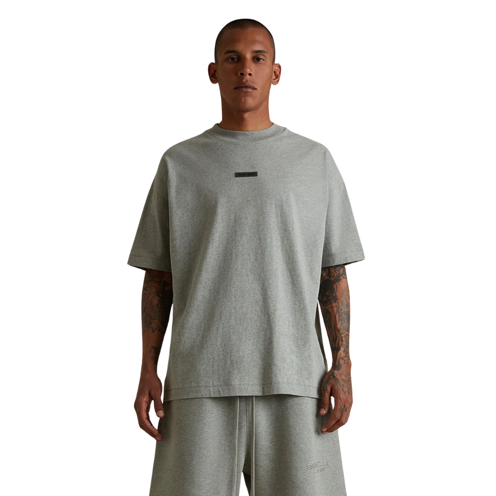 Fear of God ESSENTIALS Concrete Heather Classic T-Shirt